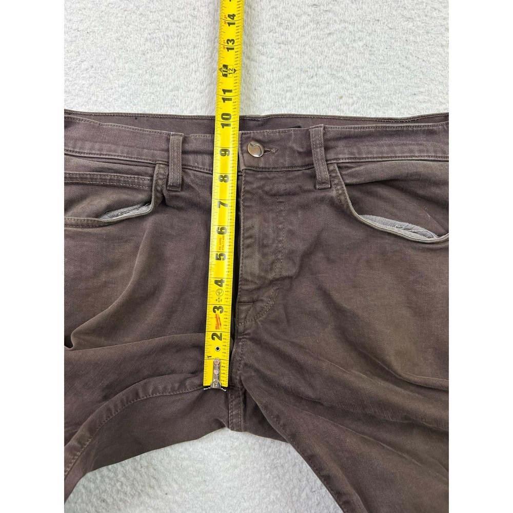 Joe's‎ Jeans Mens Jeans 33x32 Brown Straight Narrow Fit Made USA Stretch Denim - Picture 9 of 12